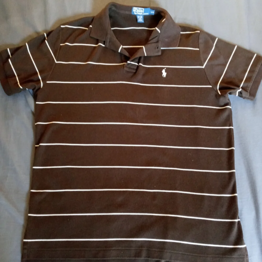 POLO RALPH LAUREN Brown size L shirt - Picture 1 of 3